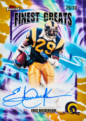 2025 Topps Finest Football Hobby, 8 Box Case