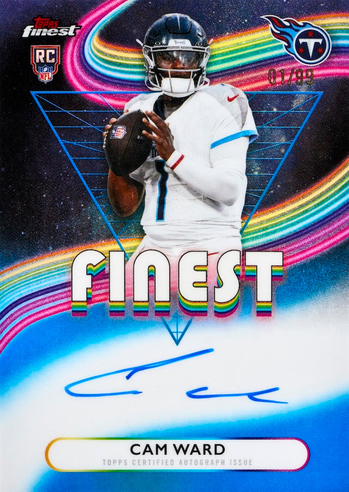 2025 Topps Finest Football Hobby, 8 Box Case