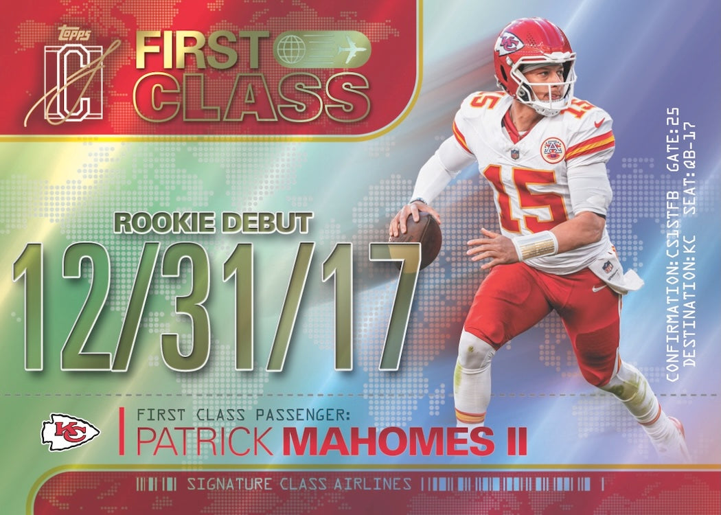 2025 Topps Signature Class Football Hobby, Box
