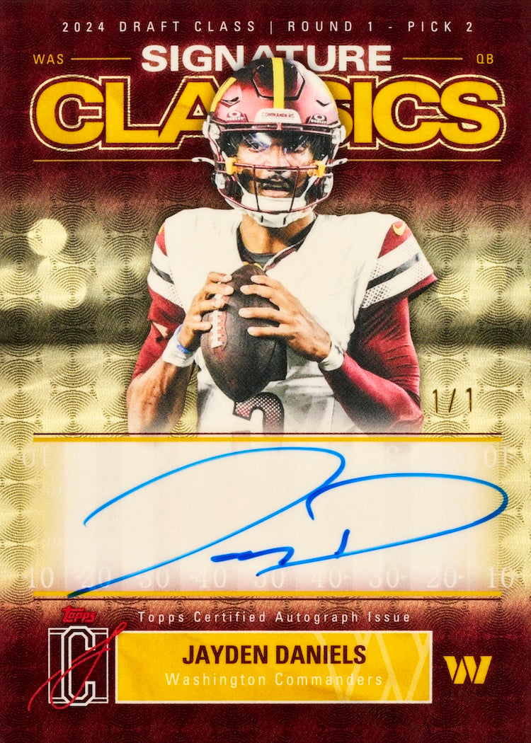 2025 Topps Signature Class Football Mega, 20 Box Case