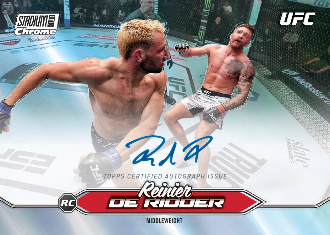 2025 Topps UFC Stadium Club Hobby, 16 Box Case