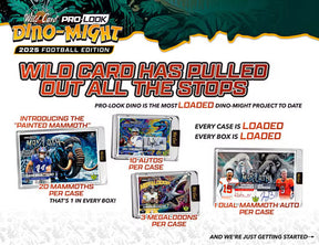 2025 Wild Card Dino-Mite Pro-Look Football Hobby, Box