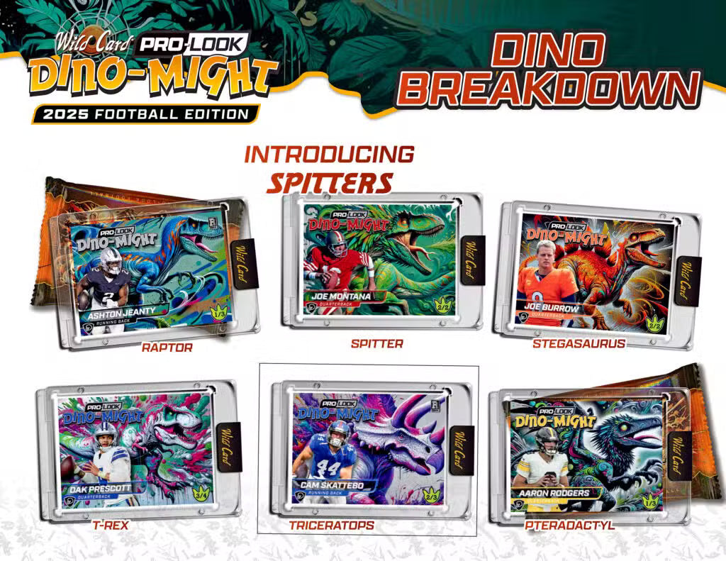 2025 Wild Card Dino-Mite Pro-Look Football Hobby, Box