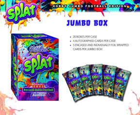 *LAST BOX* 2025 Wild Card Splat Football Jumbo, Box