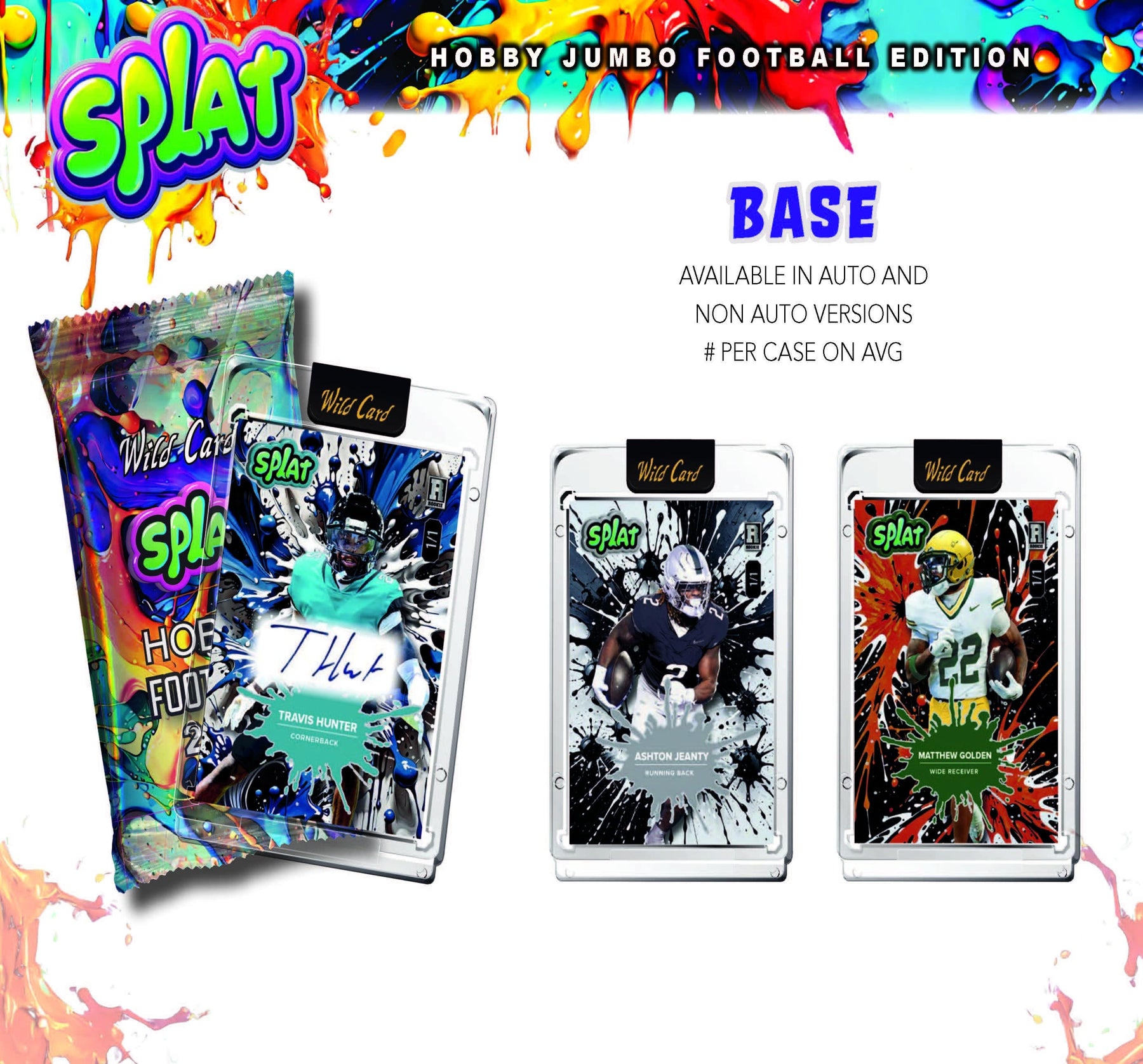 *LAST BOX* 2025 Wild Card Splat Football Jumbo, Box
