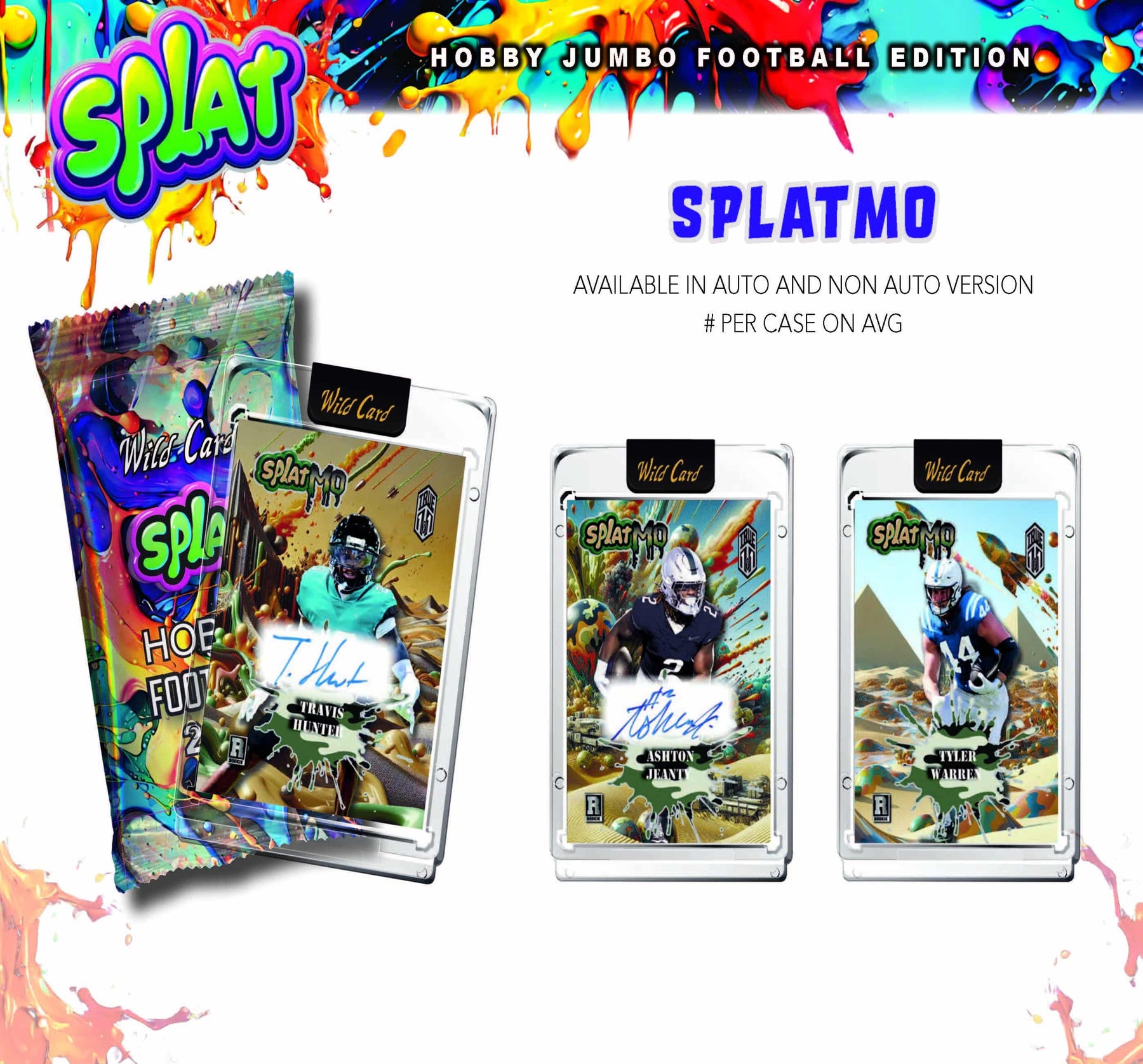 *LAST BOX* 2025 Wild Card Splat Football Jumbo, Box