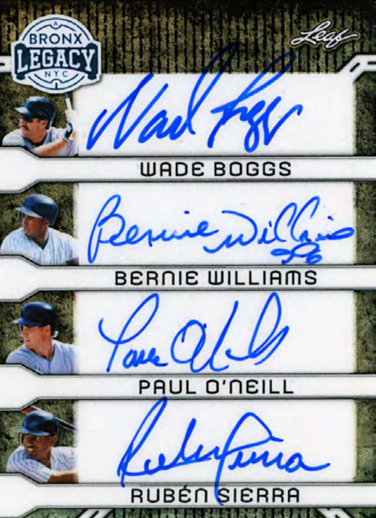 2025 Leaf A Bronx Legacy Baseball Hobby, Box