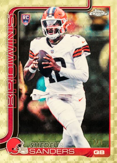 2025 Topps Chrome Football Mega, Box