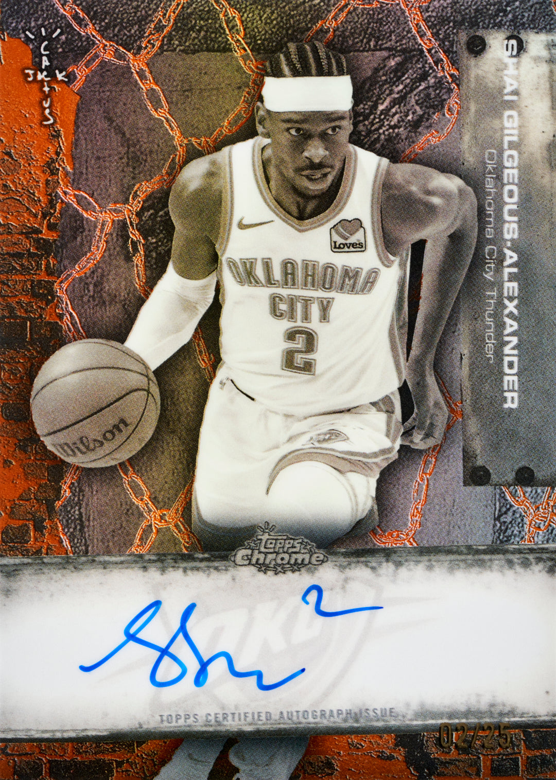 2025-26 Topps Chrome Cactus Jack Basketball Hobby, Pack
