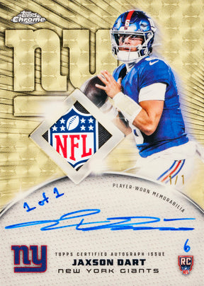 2025 Topps Chrome Football Hanger, Box