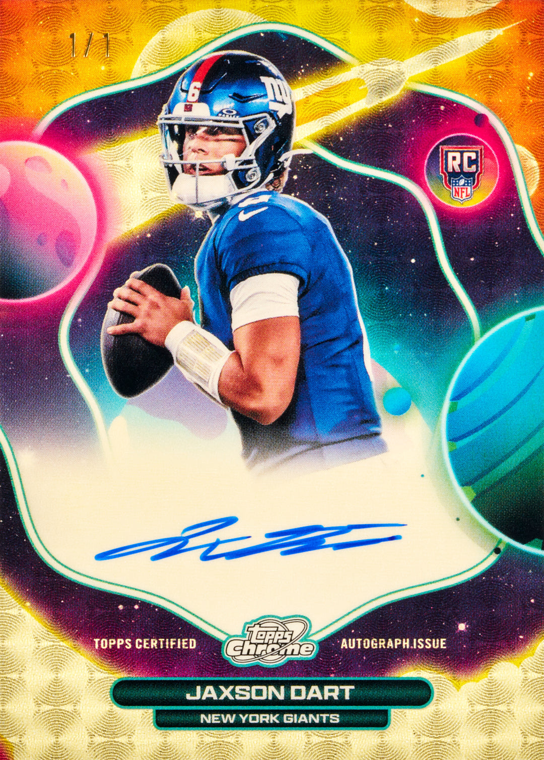 2025 Topps Cosmic Chrome Football Hobby, 8 Box Case
