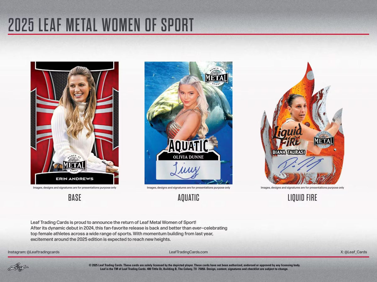 2025 Leaf Metal Women of Sport Hobby, Box