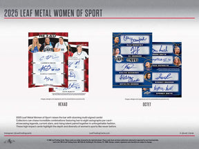 2025 Leaf Metal Women of Sport Hobby, Box