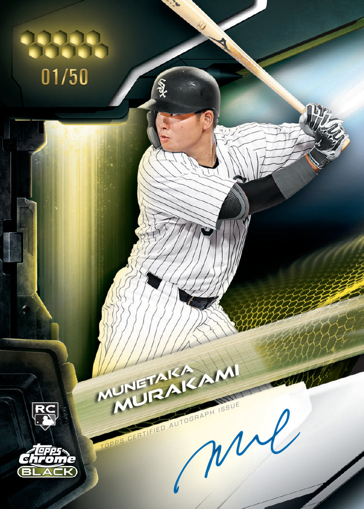 2026 Topps Chrome Black Baseball Hobby, Box