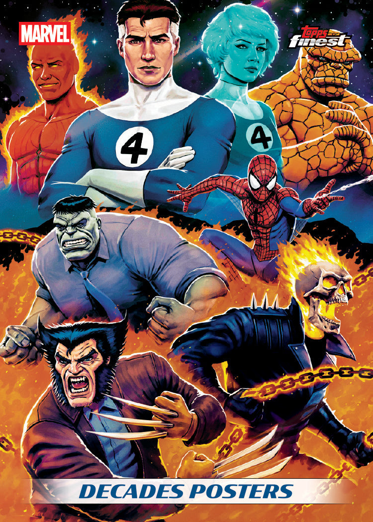2026 Topps Marvel Finest The Fantstic Four 65th Anniversary Hobby, Box