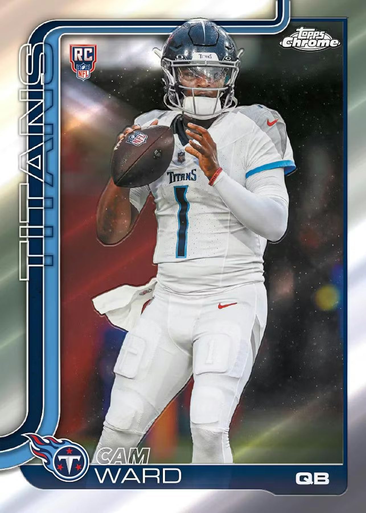 2025 Topps Chrome Football Jumbo, Box