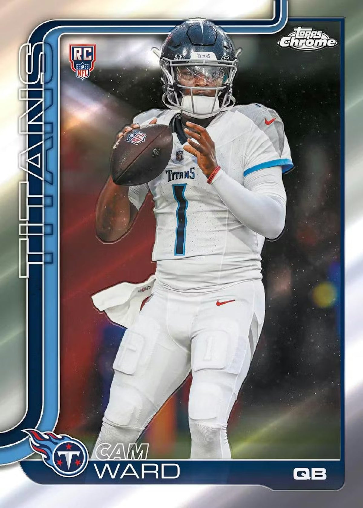 2025 Topps Chrome Football Hobby, Box