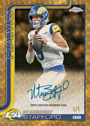 2025 Topps Chrome Football Blaster, Box