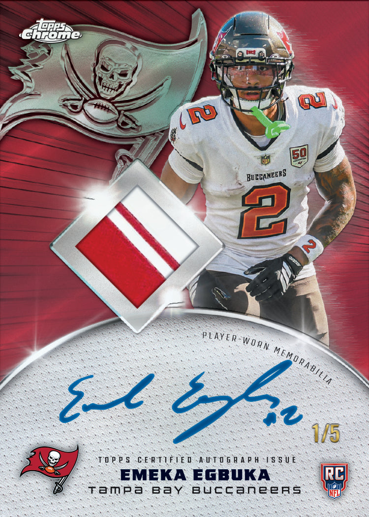 2025 Topps Chrome Football Jumbo, Box
