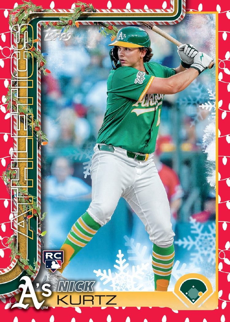 2025 Topps Holiday Baseball Mega, 20 Box Case