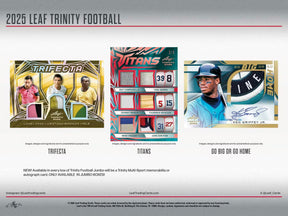 2025 Leaf Trinity Football Jumbo, Box