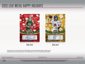 2025 Leaf Metal Happy Holidays, 10 Box Case
