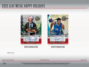 2025 Leaf Metal Happy Holidays, Box
