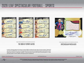 2026 Leaf Spectacular Football Hobby, Box
