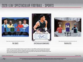 2026 Leaf Spectacular Football Hobby, Box