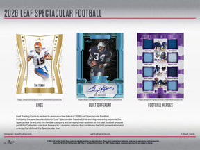 2026 Leaf Spectacular Football Hobby, Box