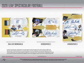 2026 Leaf Spectacular Football Hobby, Box