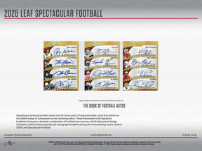 2026 Leaf Spectacular Football Hobby, Box