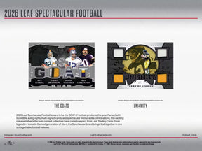 2026 Leaf Spectacular Football Hobby, Box