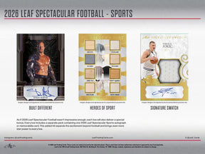 2026 Leaf Spectacular Football Hobby, Box