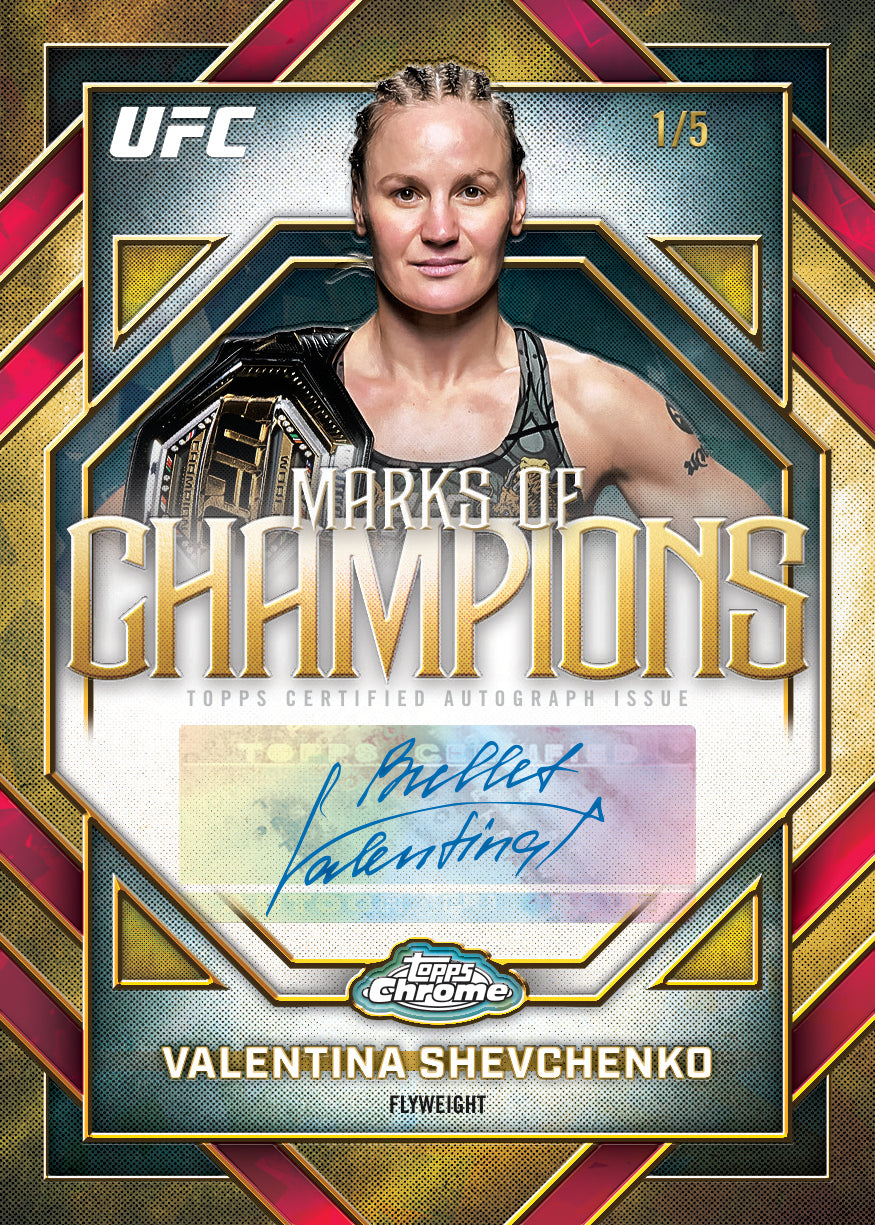 2026 Topps UFC Chrome Sapphire Edition, Box