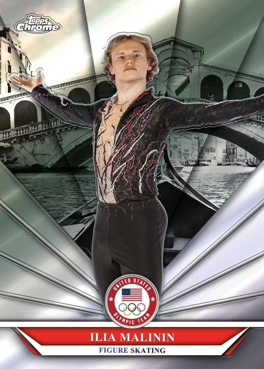 2026 Topps Chrome US Olympic & Paralympic Hopefuls Blaster, Box