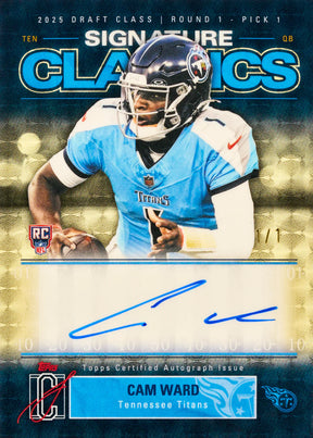 2025 Topps Signature Class Football Blaster, 40 Box Case