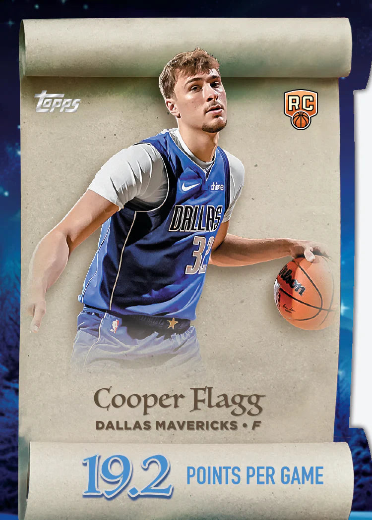2025/26 Topps Holiday Basketball Countdown Calendar, 8 Box Case