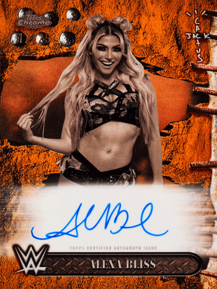 2025 Topps Chrome WWE x Cactus Jack Hobby, Box