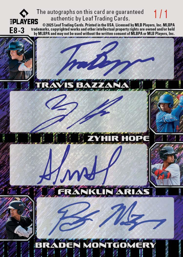 2025 Leaf Optichrome Baseball Jumbo, 8 Box Case