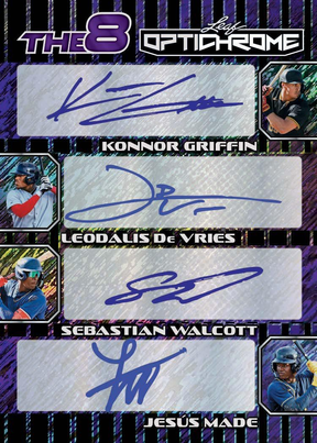 2025 Leaf Optichrome Baseball Jumbo, 8 Box Case