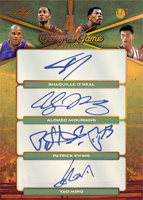 2025 Leaf Glory of the Game Basketball Hobby, Box