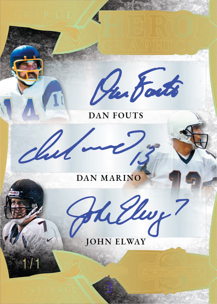 2026 Leaf Spectacular Football Hobby, 3 Box Case