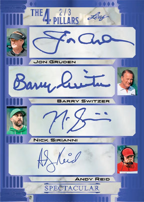 2026 Leaf Spectacular Football Hobby, 3 Box Case