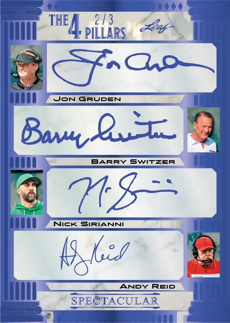 2026 Leaf Spectacular Football Hobby, 3 Box Case