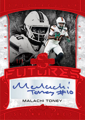 2026 Leaf Spectacular Football Hobby, 3 Box Case