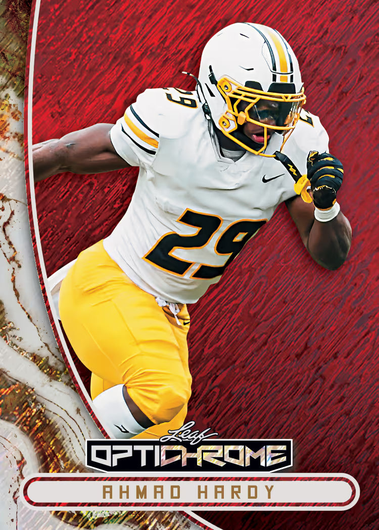 2026 Leaf Optichrome Football Jumbo, 8 Box Case