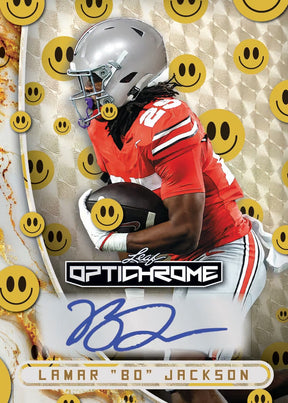 2026 Leaf Optichrome Football Jumbo, 8 Box Case