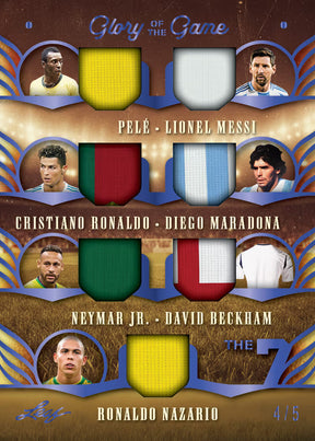 2026 Leaf Glory of the Game Soccer Hobby, 10 Box Case