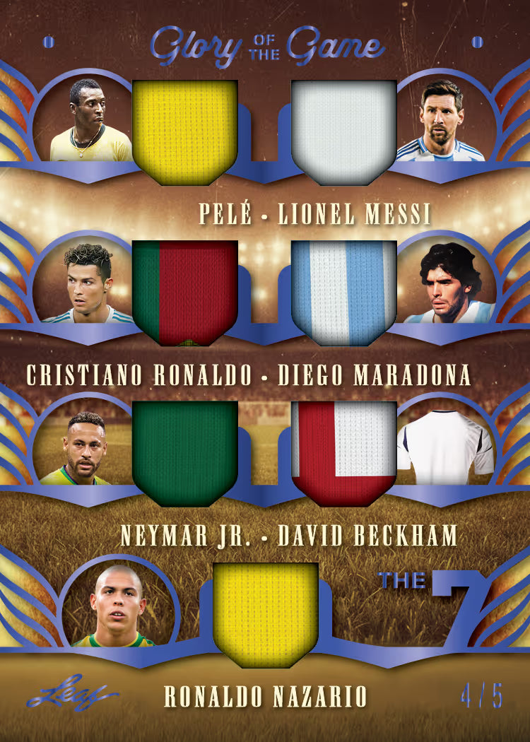 2026 Leaf Glory of the Game Soccer Hobby, 10 Box Case